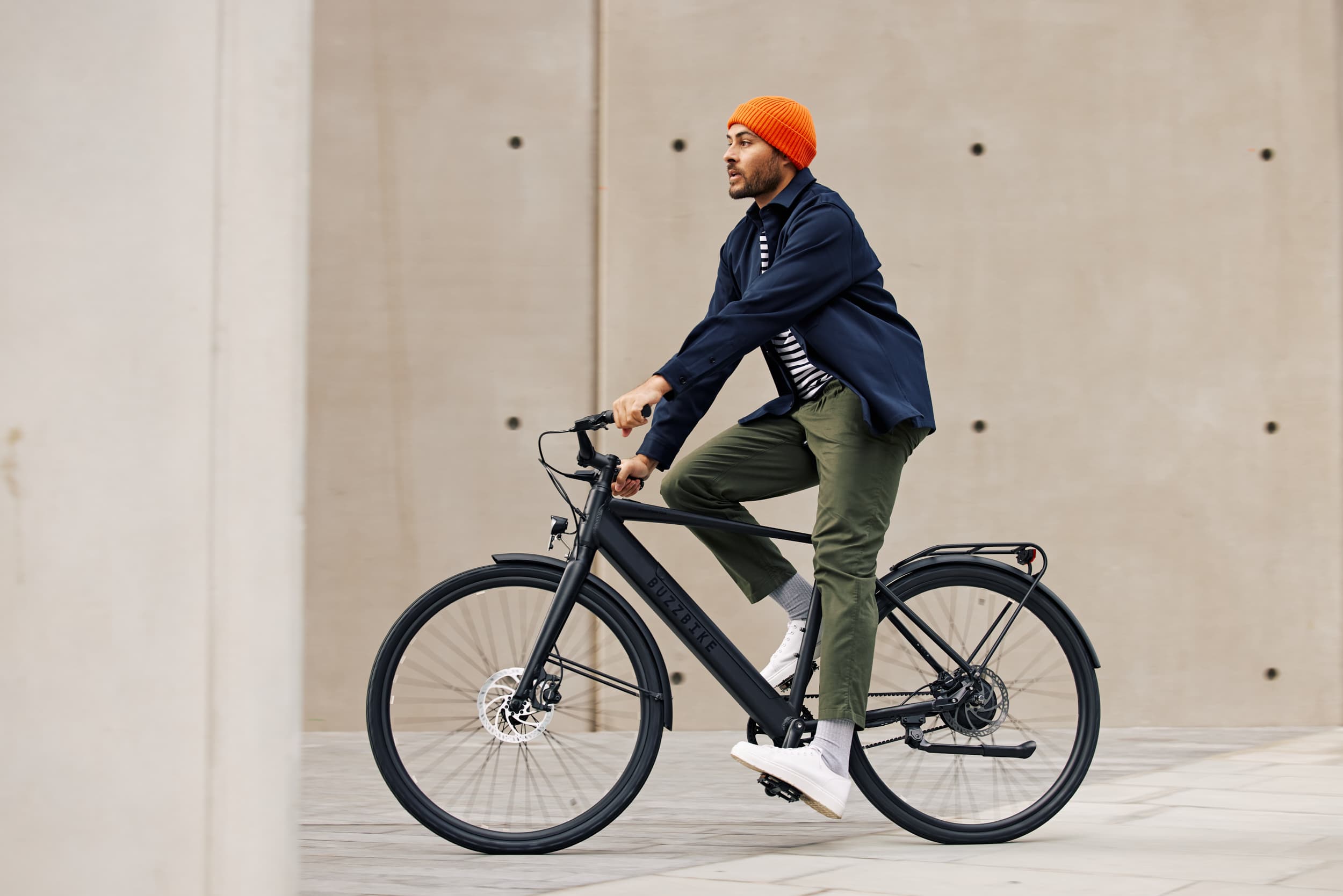 Person riding buzzbike