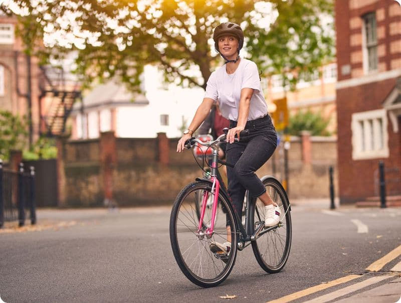 Person riding buzzbike