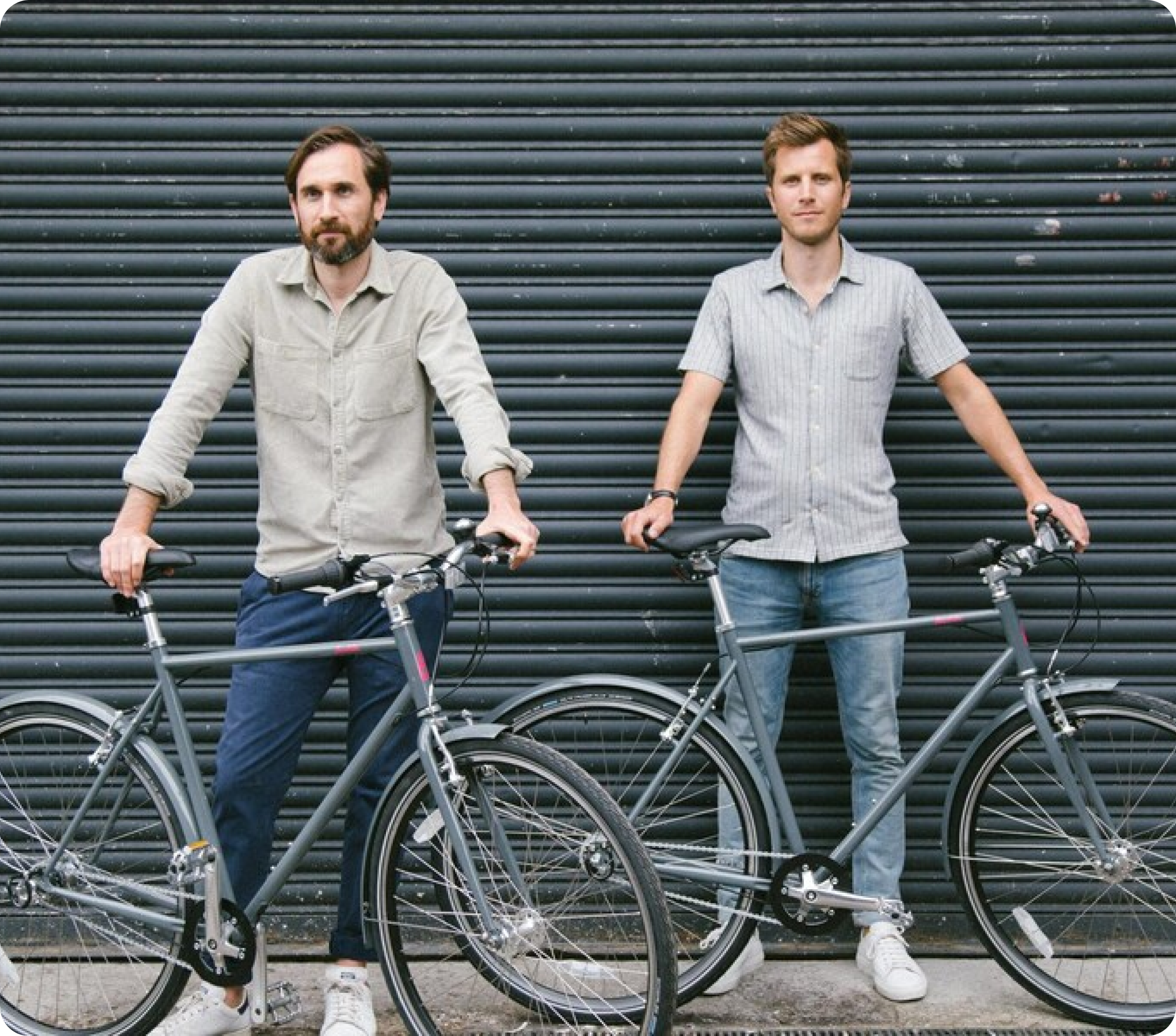 About Buzzbike - Tom and Andy with Buzzbike